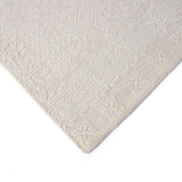 Langley Street Luzia Handmade Hand Tufted Wool Ivory/Cream Rug